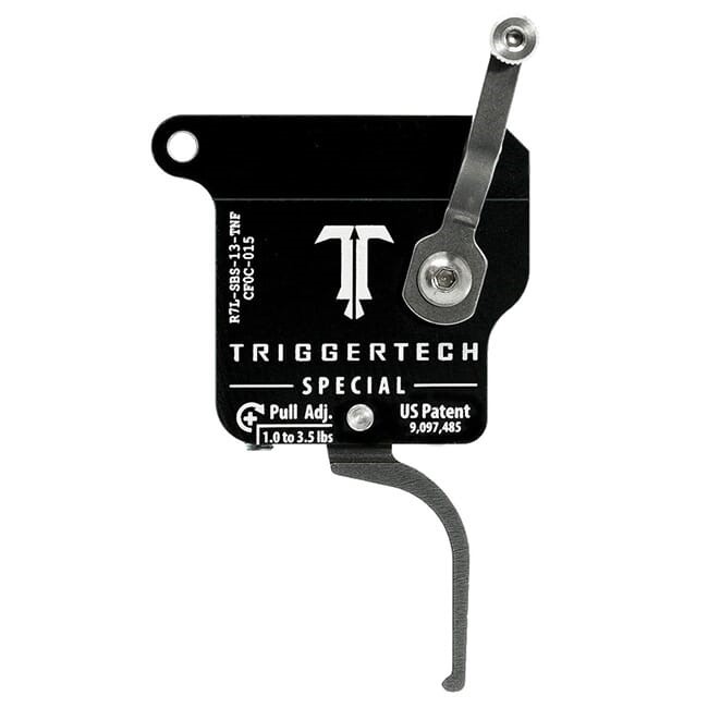 TriggerTech Rem 700 Clone LH Special Flat Clean SS/Blk Single Stage Trigger-img-0