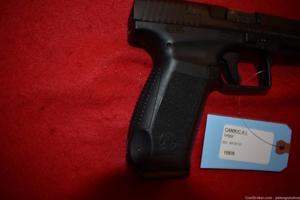Canik TP9SF 9MM Semi Auto Pistol, With Box, NICE! Penny START!-img-3