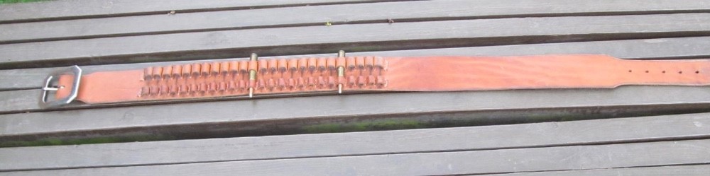 Hunter Leather Cartridge Belt #206 MED 30-06 Caliber-img-2