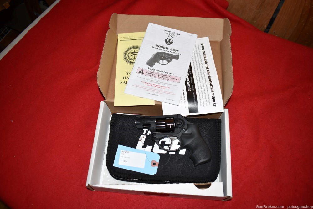 Ruger LCR Revolver 38 Spl, With Box, EXCELLENT, Penny START!-img-0