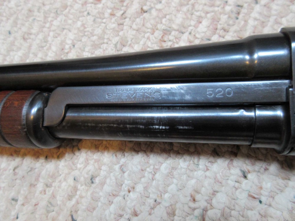 J. Stevens 520 12ga 28" pump action shotgun-img-3