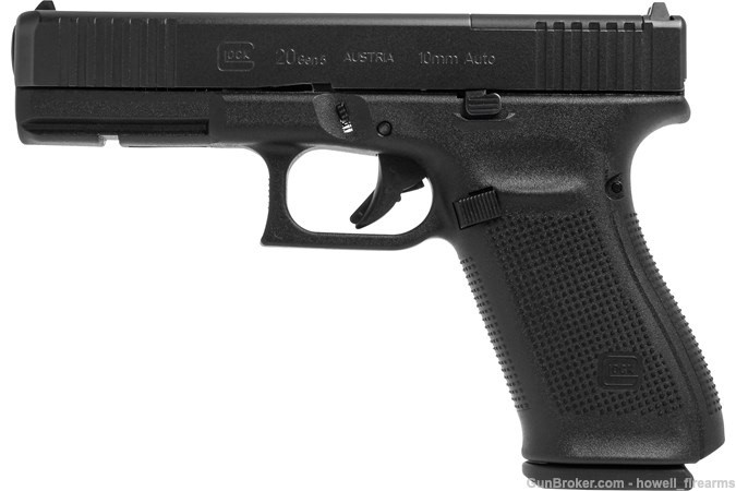 Glock G20 G5 10MM 15+1 4.61" MOS FS 3-15RD MAGS | ACCESSORY RAIL 10mm-img-0