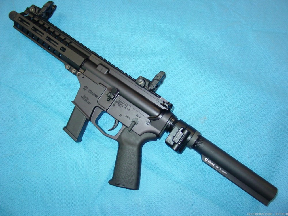 CMMG MkGs BANSHEE Pistol 9mm 8” with Folding Adapter-img-1