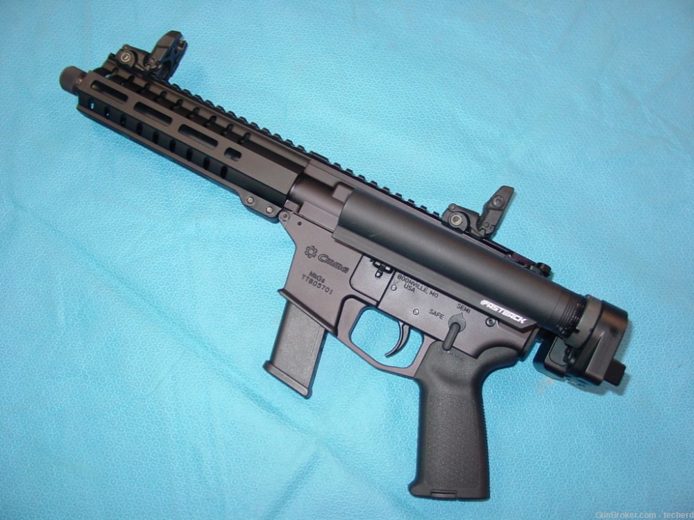 CMMG MkGs BANSHEE Pistol 9mm 8” with Folding Adapter-img-2