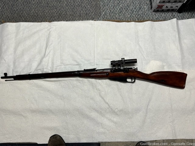 Mosin Nagant M91/30 PU Sniper Rifle WWII Russian Penny Auction-img-0