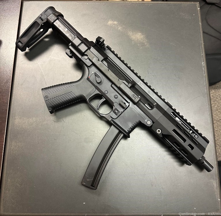 B&T SPC9 MP5 Mag Model with Billet Lower & Telescopic Brace Adapter-img-0