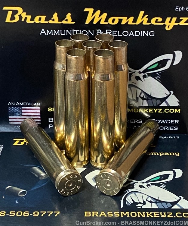 250ct 1x FIRED PPU 8MM MAUSER BRASS * POLISHED BOXER PRIMER RELOADABLE-img-0
