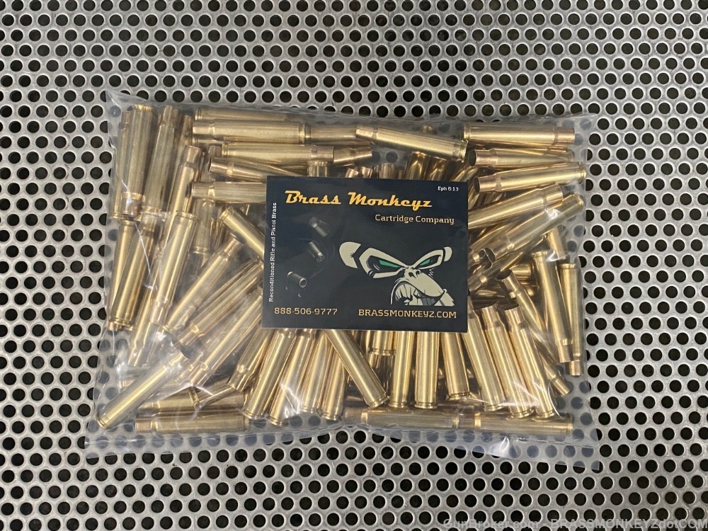 250ct 1x FIRED PPU 8MM MAUSER BRASS * POLISHED BOXER PRIMER RELOADABLE-img-2