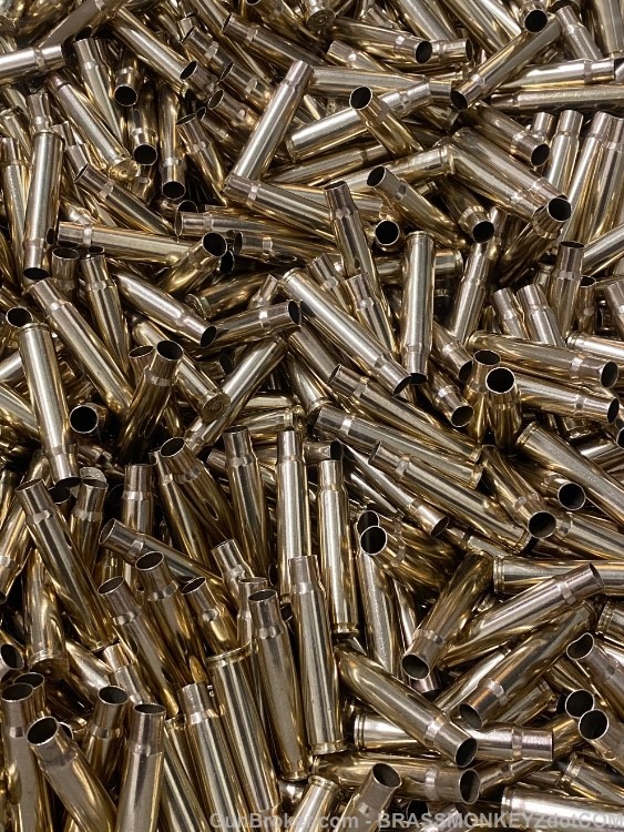 250ct 1x FIRED PPU 8MM MAUSER BRASS * POLISHED BOXER PRIMER RELOADABLE-img-1