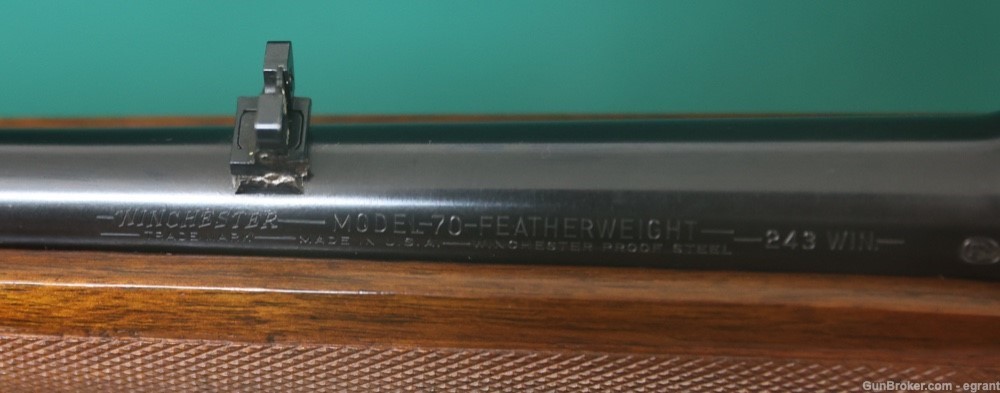 B2876 Winchester 70 Featherweight 243 Win circa 1959 pre 64 -img-4