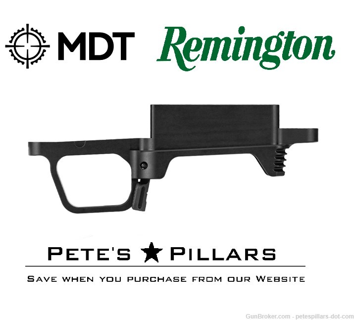 MDT Precision Trigger Guard Bottom Metal Remington 700 SA Badger 107300-BLK-img-0
