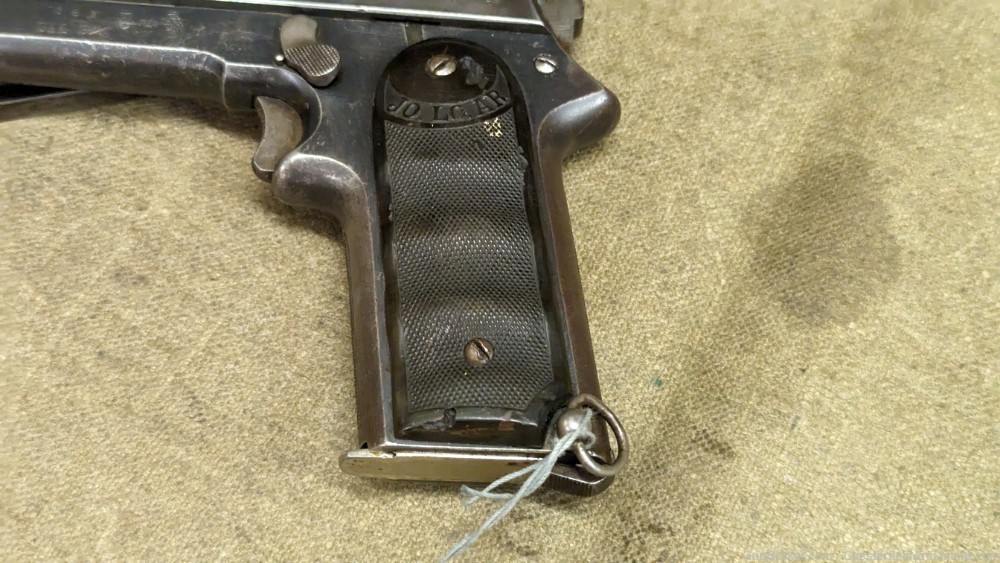 Jo Lo Ar spanish 9mm Largo  semi automatic pistol,  one hand cocking tip up-img-15