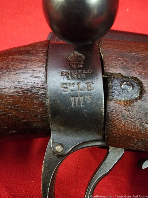 1916 LEE ENFIELD SHT LE III* WW1 GREAT SHAPE NON IMPORT MARKED! NO RESERVE!-img-2