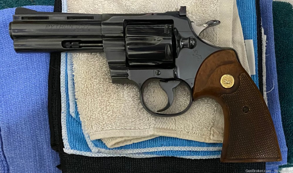 Used 1966 Colt Python 4" Blue-img-0