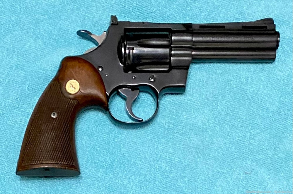 Used 1966 Colt Python 4" Blue-img-3