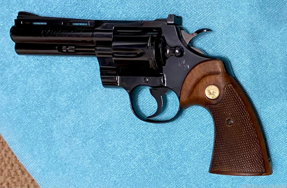 Used 1966 Colt Python 4" Blue-img-2