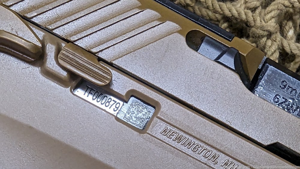 Sig M17 US Surplus  9mm trials pistol,  9mm  1st Armored UDM17-9-Surplus-img-2