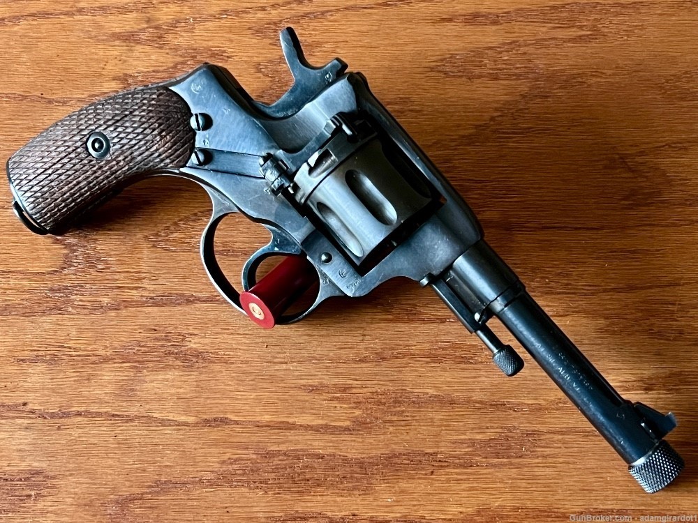 Tula Nagant M1895 Revolver, Threaded 1/2x28, w/ Holster & .32acp Cyl.-img-1