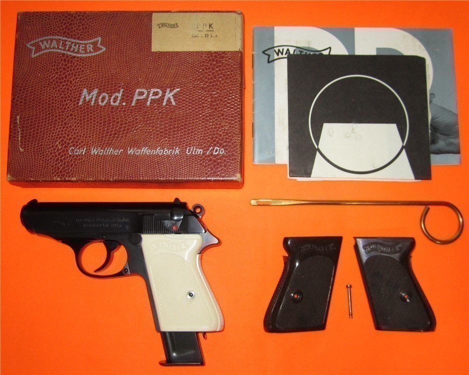 Gorgeous West German Walther PPK 1967 .22lr "MINT" Test Target "LQQK"-img-3