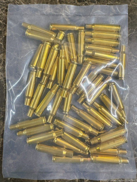 Lot of 50 deprimed and cleaned 222 Remington Brass Frontier HS-img-0