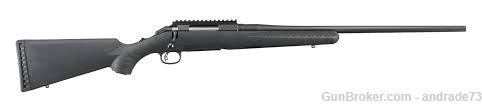 Ruger American 308 WIN 22" BLK SYN 4RD "NEW"-img-0