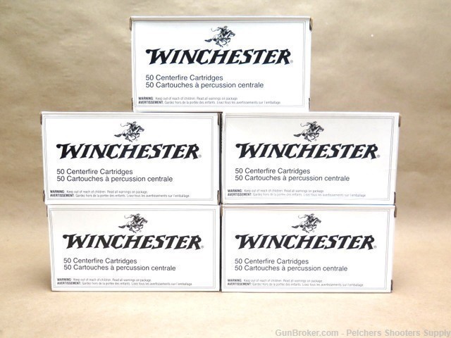 40 S&W Winchester 165gr JHP New 5 Boxes 250 Rds No Reserve-img-0