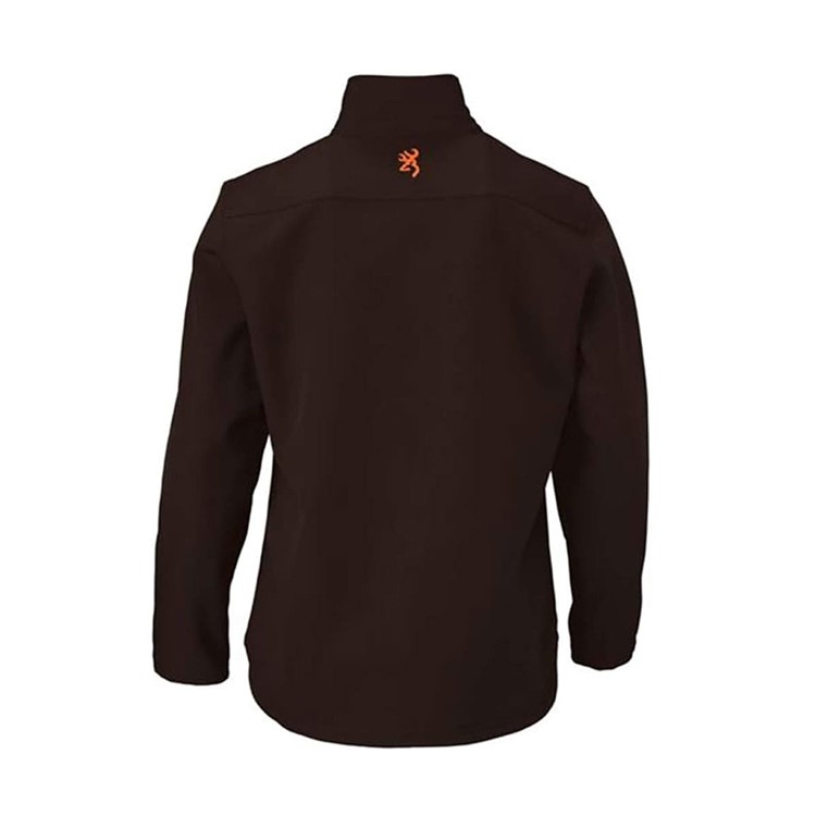 BROWNING Men's Upland Chocolate/Blaze Soft Shell Jacket, Size: L 3049679803-img-2