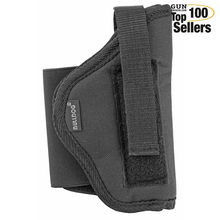Bulldog Cases Pro Ankle Holster, Fits Glock 26/27, Walther P22, RH, Black-img-0