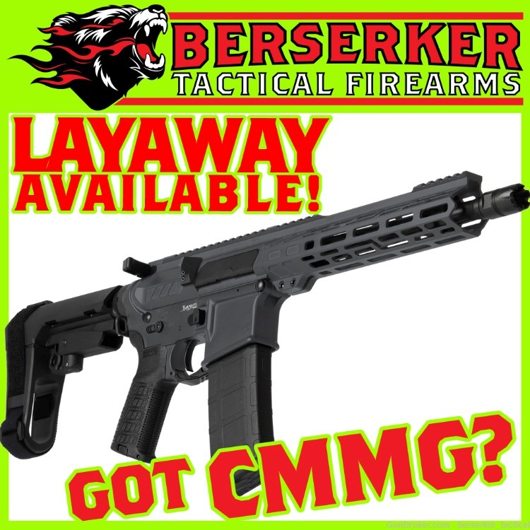 CMMG BANSHEE Mk4 5.56 12.5" 30+1 Sniper Gray Brace included-img-0