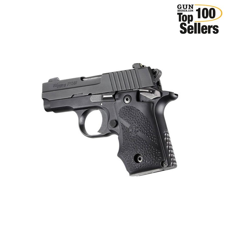 HOGUE Sig Sauer P238 Rubber Grip with Finger Grooves (38000)-img-0