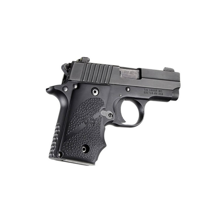 HOGUE Sig Sauer P238 Rubber Grip with Finger Grooves (38000)-img-2