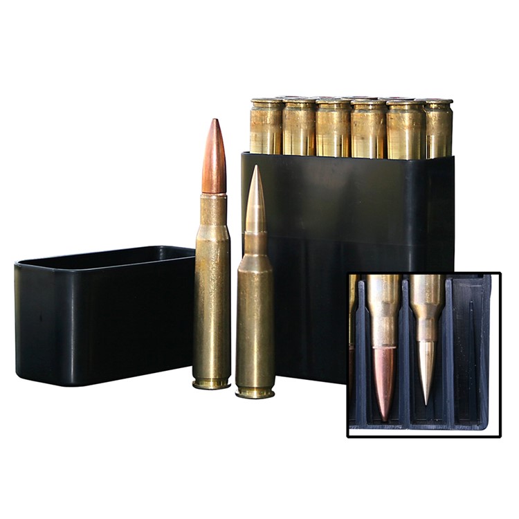MTM 50 BMG Slip-Top Black Ammo Box (BMG1040)-img-2