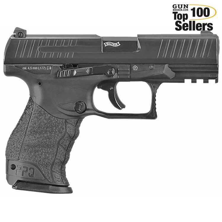 Umarex Walther PPQ, Air Pistol, 177PEL, BLOWBACK Action, Black Color, 20Rd-img-0