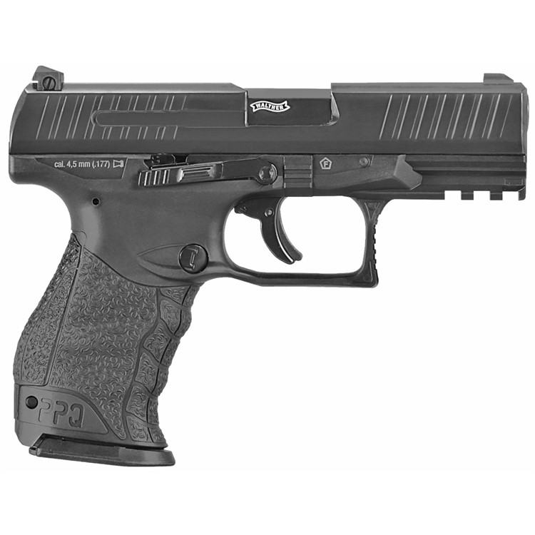 Umarex Walther PPQ, Air Pistol, 177PEL, BLOWBACK Action, Black Color, 20Rd-img-1