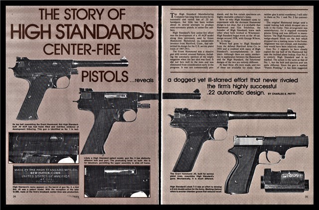 1981 HIGH-STANDARD Center Fire Pistols 6pg Article-img-0