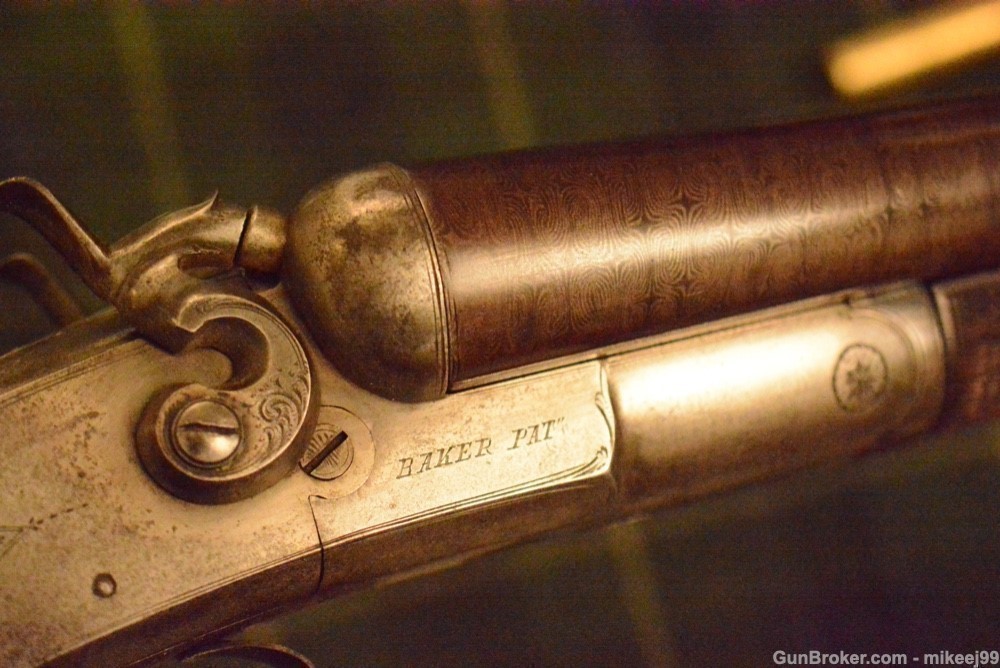 Baker maker of LC Smith Grade B hammer 10 gauge trigger opener-img-18