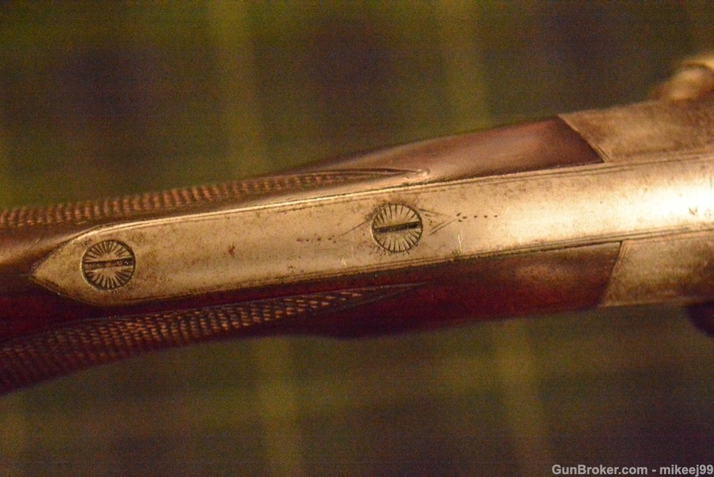 Baker maker of LC Smith Grade B hammer 10 gauge trigger opener-img-25