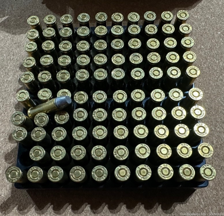100 rounds of Great Basin Cartridge Co 32 H&R 95gr RNFP brass cased ammo-img-3