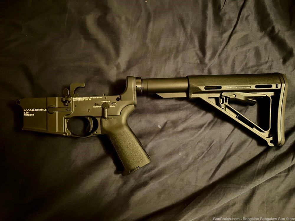 Custom Machinegun AR15 AR-15 M4 Post-86 PENIS69 SN-img-2