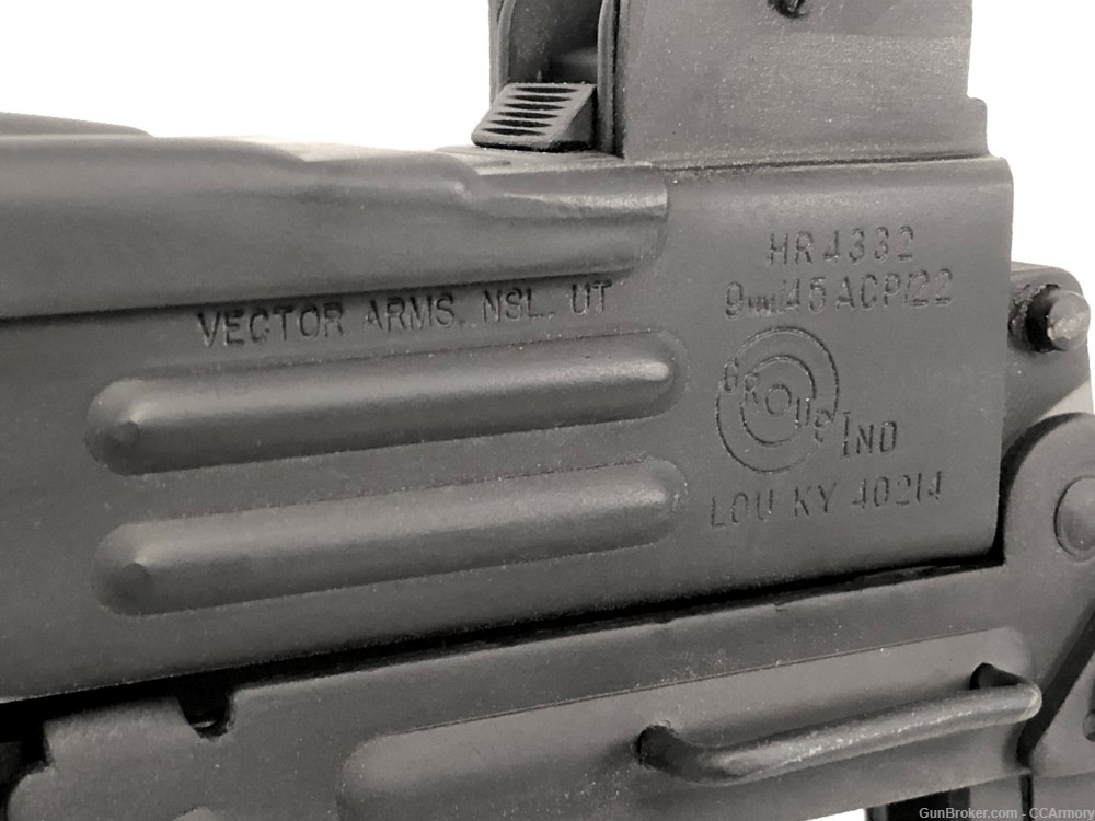 Vector Arms Uzi SMG 9mm Original Factory Transferable Submachine Gun -img-16