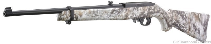 Ruger 10/22 Carbine 22 LR 18.5" YOTE Camo AS Satin Black 10+1 1 Mag 31169-img-3