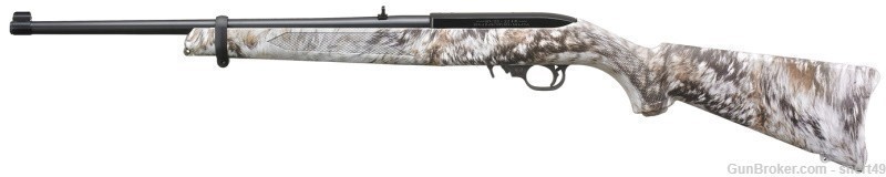 Ruger 10/22 Carbine 22 LR 18.5" YOTE Camo AS Satin Black 10+1 1 Mag 31169-img-1