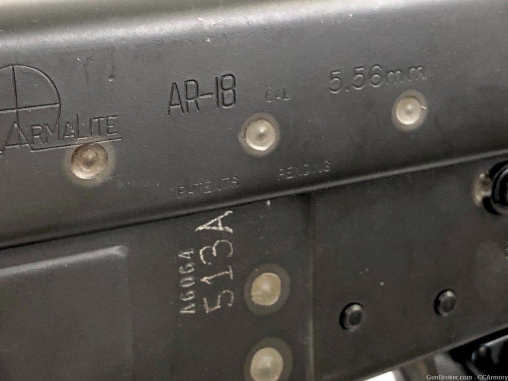Armalite Factory Original AR-18 5.56mm C&R Transferable Machine Gun AR18-img-20