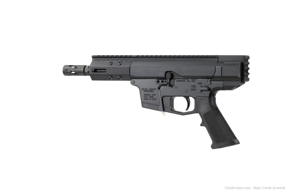 Bear Creek Arsenal (BCA) AR-9 9MM Right Side Charging Bufferless Pistol 5"-img-1