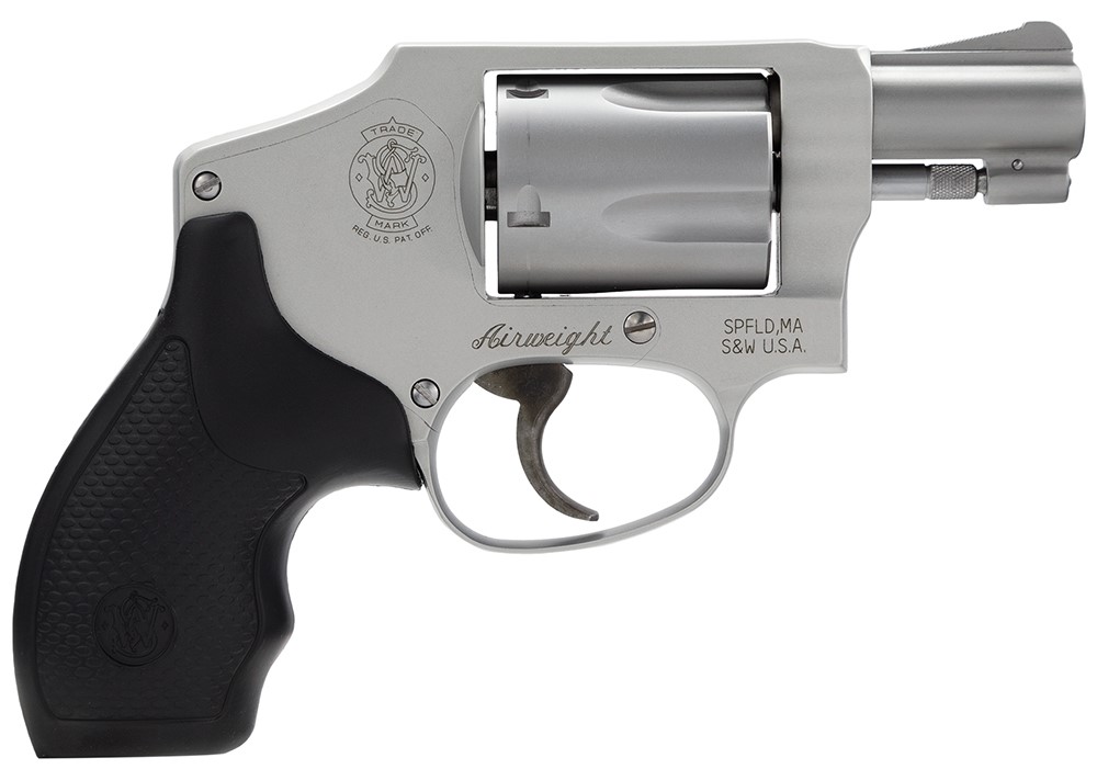 Smith & Wesson 642 Centennial Airweight .38 Special +P Revolver 1.875 Black-img-2