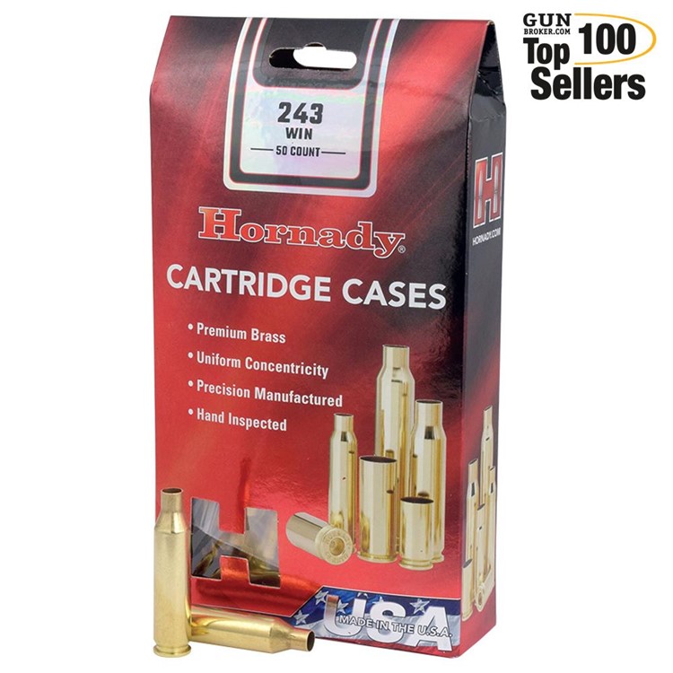 HORNADY 243 Winchester 50-Pack Rifle Case (8620)-img-0
