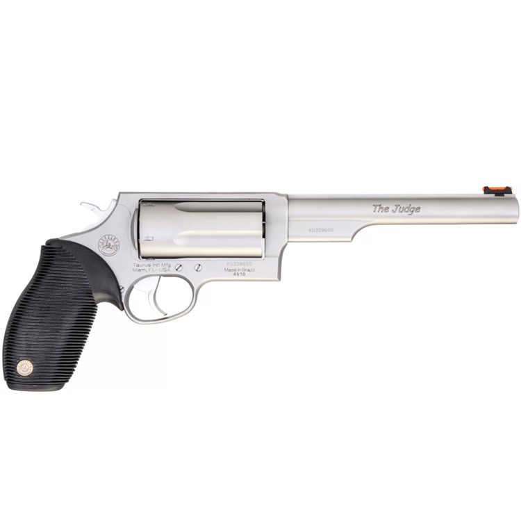 TAURUS Judge .45 Colt/.410 Bore 6.5in 5rd Stainless Revolver (2-441069MAG)-img-1