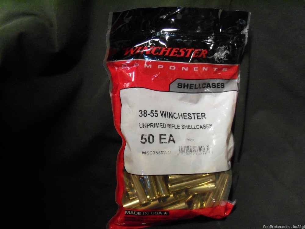 38-55 Winchester Factory New brass (100ct WInchester)-img-1