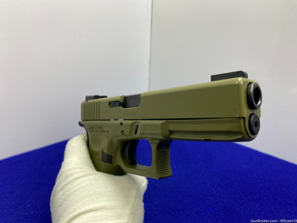 Glock 17 Gen4 9mm OD Green 4.5" *EXTREMELY RELIABLE & WIDELY USED HANDGUN*-img-35