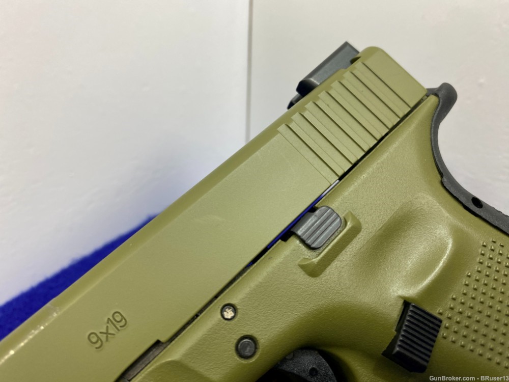 Glock 17 Gen4 9mm OD Green 4.5" *EXTREMELY RELIABLE & WIDELY USED HANDGUN*-img-8